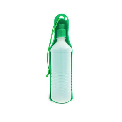 500ML Portable Pet Water Bottle with Fold-Out Drinking Bowl – Dog & Cat Travel Bottle
