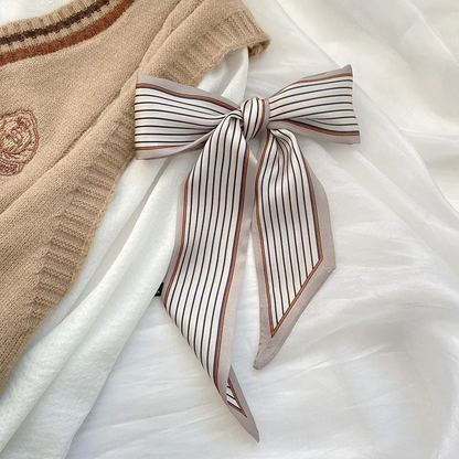 Safe Haven & CO – Women’s Fashion Elegant Long Printed Silk Scarf