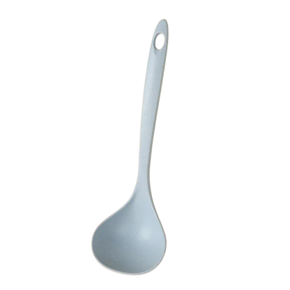 4-Pack Solid Color Kitchen Ladle Spoon with Hanging Hole