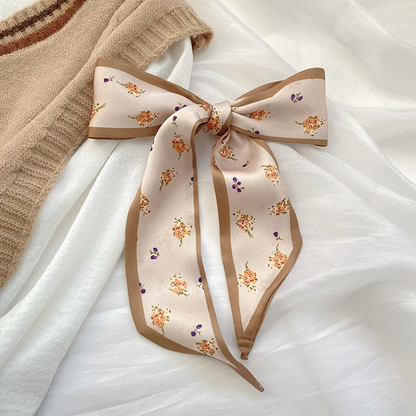 Safe Haven & CO – Women’s Fashion Elegant Long Printed Silk Scarf