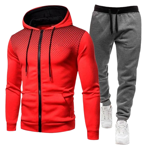 Safe Haven & CO Men’s Polka Dot Hoodie & Jogger Set