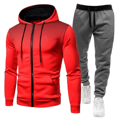 Safe Haven & CO Men’s Polka Dot Hoodie & Jogger Set