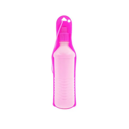 500ML Portable Pet Water Bottle with Fold-Out Drinking Bowl – Dog & Cat Travel Bottle