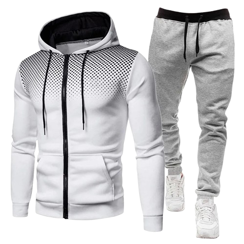 Safe Haven & CO Men’s Polka Dot Hoodie & Jogger Set