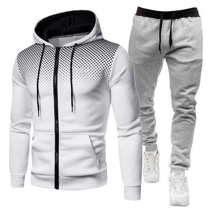 Safe Haven & CO Men’s Polka Dot Hoodie & Jogger Set