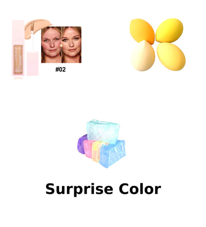 Handaiyan Concealer & Makeup Sponge Bundle with Surprise Cosmetic Bag