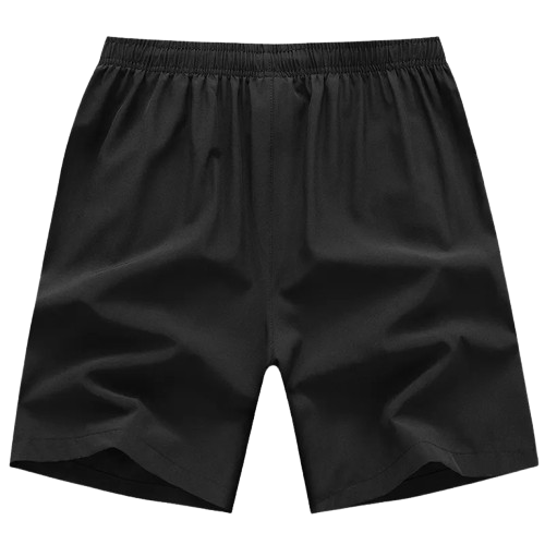 Men’s Quick-Dry Athletic Shorts – Breathable Elastic Waist with Zipper Pockets