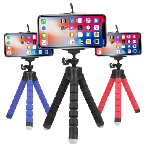 Flexible Tripod Stand for Mobile Phones