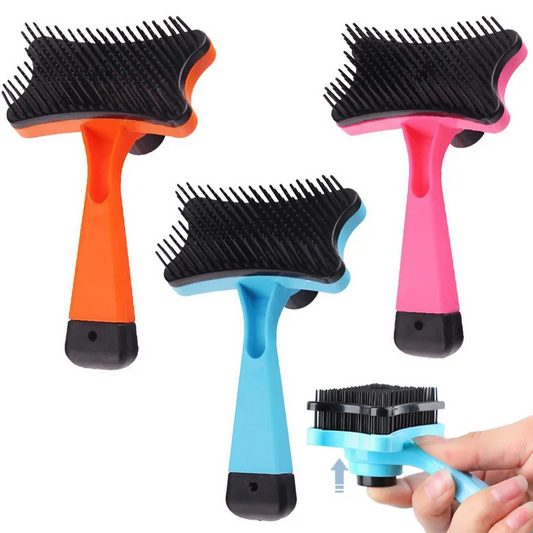Self-Cleaning Pet Grooming Brush