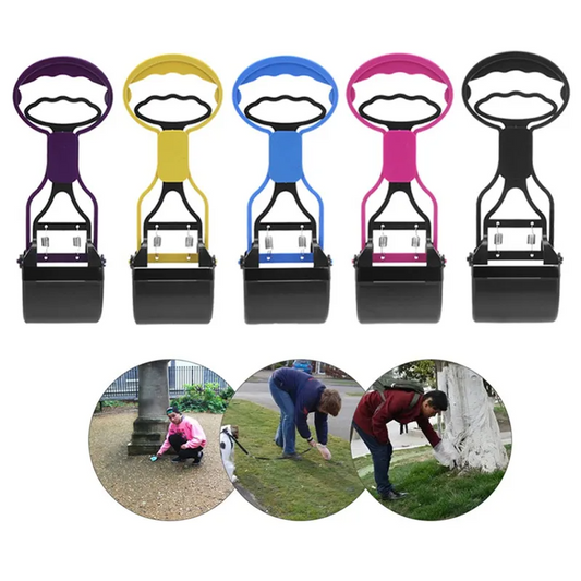 Portable One-Hand Pooper Scooper – Compact Waste Grabber for Dogs