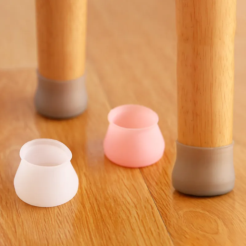 Silicone Chair Leg Floor Protectors – Non-Slip Furniture Foot Covers (4-Pack)