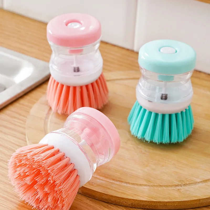 2-Pack Multifunctional Liquid Dispensing Cleaning Brush