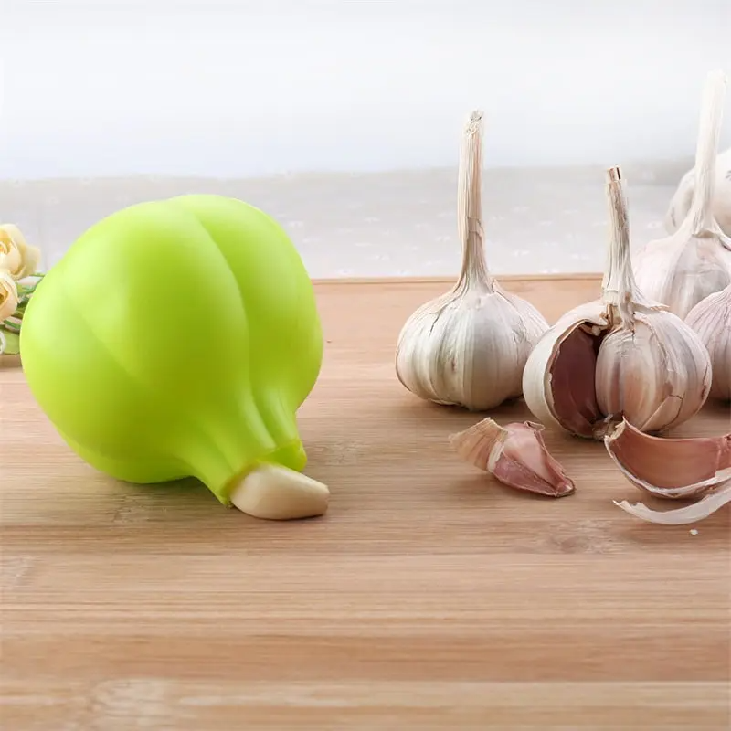 Creative Kitchen Garlic Peeler – 2-Pack, Silicone Garlic Clove Peeling Tool