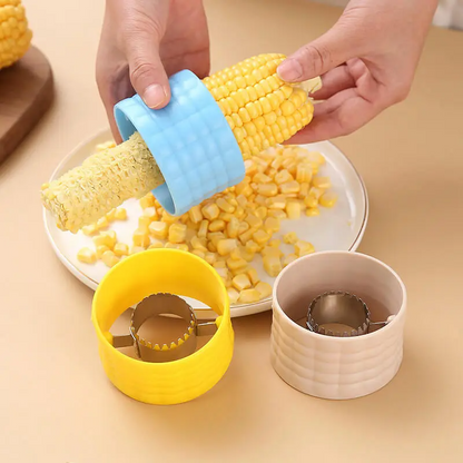 Kitchen Corn Kernel Separator – Handheld Corn Stripper & Cob Kernel Remover