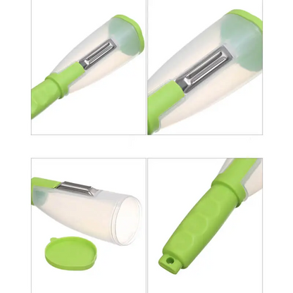 Multifunction Storage Peeler – Built-In Scrap Container