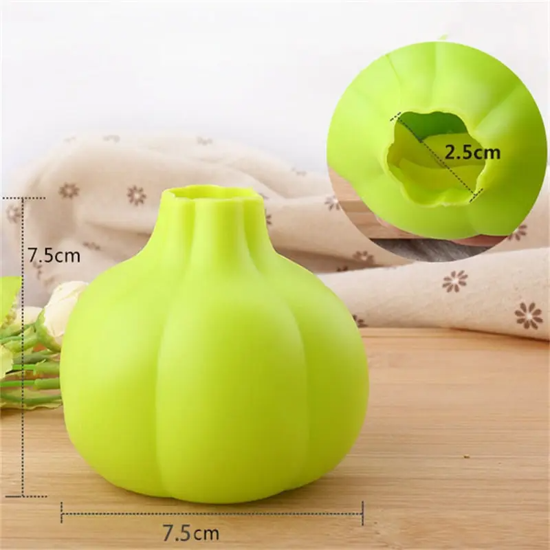 Creative Kitchen Garlic Peeler – 2-Pack, Silicone Garlic Clove Peeling Tool