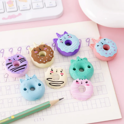 Safe Haven & CO – Unicorn Donut Shaped Erasers (6-Pack)