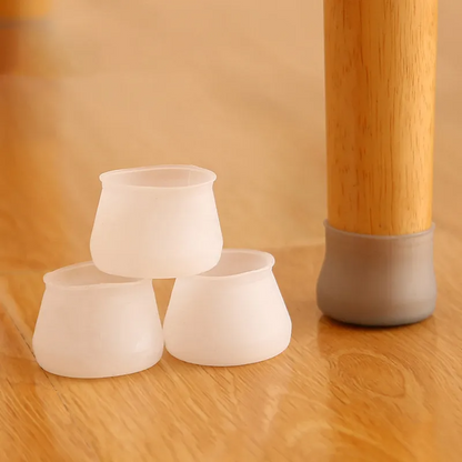Silicone Chair Leg Floor Protectors – Non-Slip Furniture Foot Covers (4-Pack)
