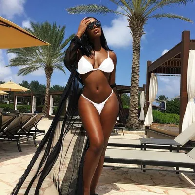 Minimal Triangle Top, Ultra-Low-Rise Ruched Bottoms, Thong Back, Swimsuit Sets, 2-Piece (Women's)