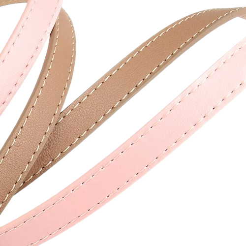 Girl’s Fashion Multicolor Thin Belt with Alloy Pin Buckle – One Size Fits Most 28"-38" Waist