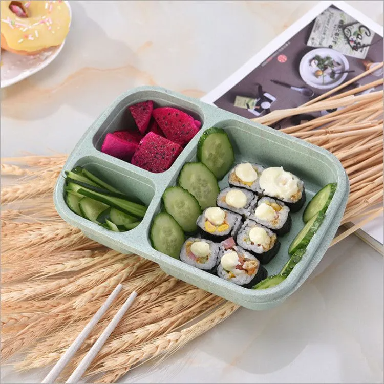 3-Compartment Bento Lunch Box with Lid