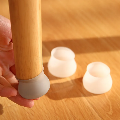 Silicone Chair Leg Floor Protectors – Non-Slip Furniture Foot Covers (4-Pack)