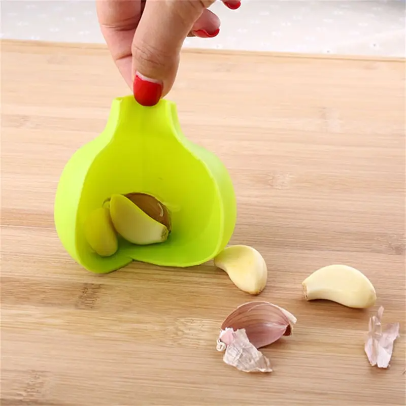 Creative Kitchen Garlic Peeler – 2-Pack, Silicone Garlic Clove Peeling Tool