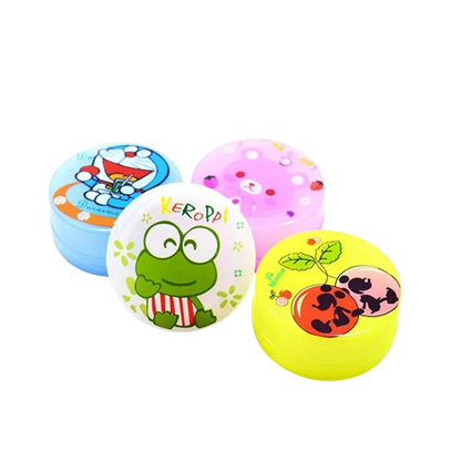 2-Pack Outdoor Portable Folding Cup with Cute Cartoon Case