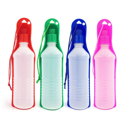 500ML Portable Pet Water Bottle with Fold-Out Drinking Bowl – Dog & Cat Travel Bottle