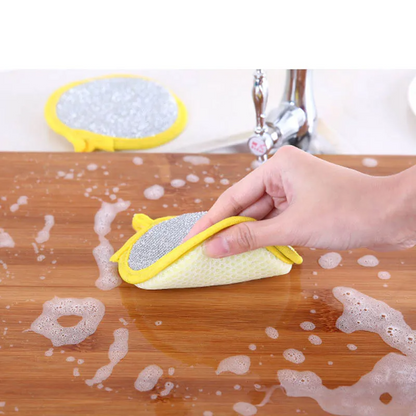 Double-Sided Kitchen Dishwashing Scrubber Sponges – Non-Scratch Cleaning Pads – 10-Pack