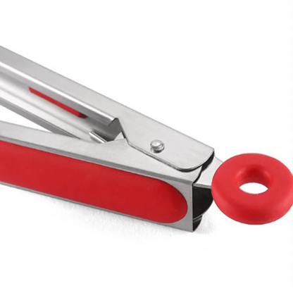 (2-Pack) 7-Inch Mini Kitchen Tongs with Heat-Resistant Nylon Tips