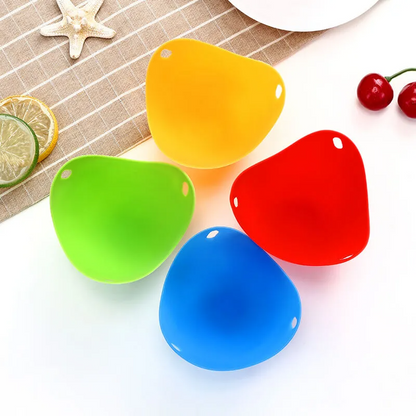 4pc Silicone Egg Poaching Cups