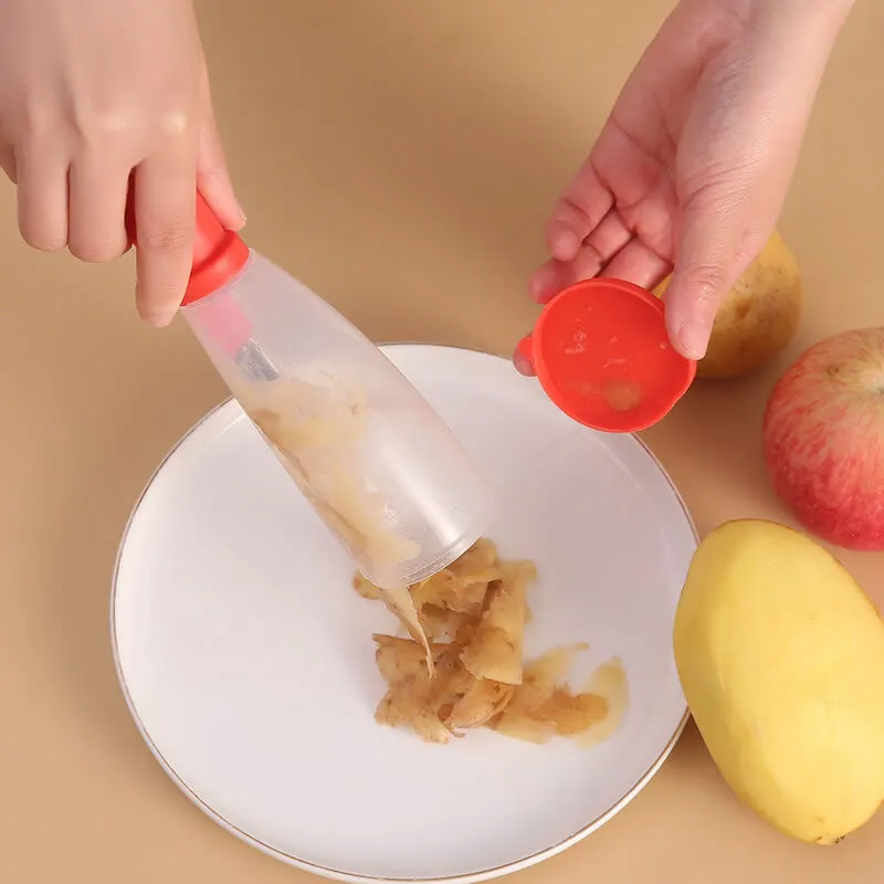 Multifunction Storage Peeler – Built-In Scrap Container