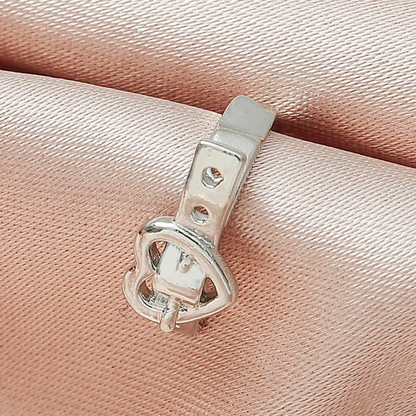 Safe Haven & CO Women Creative Heart Belt Design Clip-On Earrings (2-Pack)