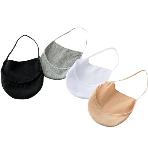 Women’s Low-Cut Half-Palm Elastic Strap Socks (4-Pack)
