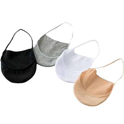 Women’s Low-Cut Half-Palm Elastic Strap Socks (4-Pack)