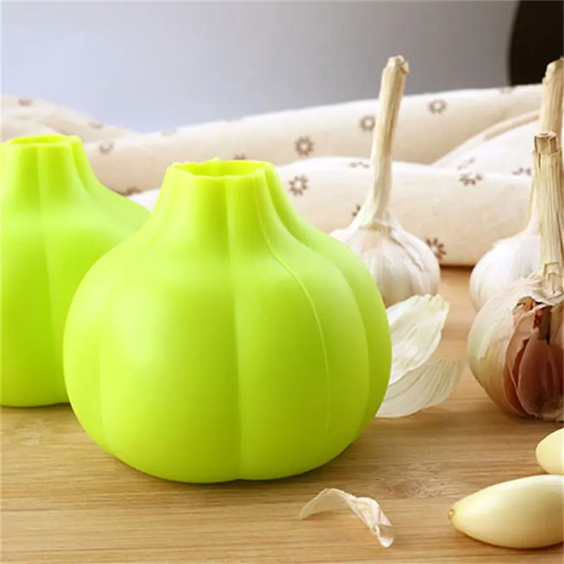 Creative Kitchen Garlic Peeler – 2-Pack, Silicone Garlic Clove Peeling Tool