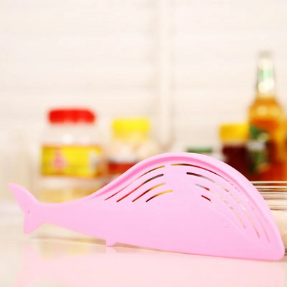 2-Pack Whale-Shaped Clip-On Pot Strainer & Drainer – Random Colors