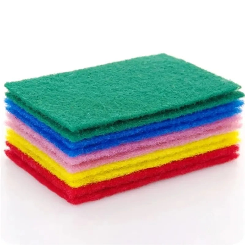 (2-Pack) 10-Piece Colorful Dishwashing Scrub Pad Set – Non-Scratch Cleaning Sponges