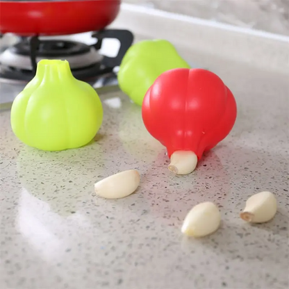 Creative Kitchen Garlic Peeler – 2-Pack, Silicone Garlic Clove Peeling Tool