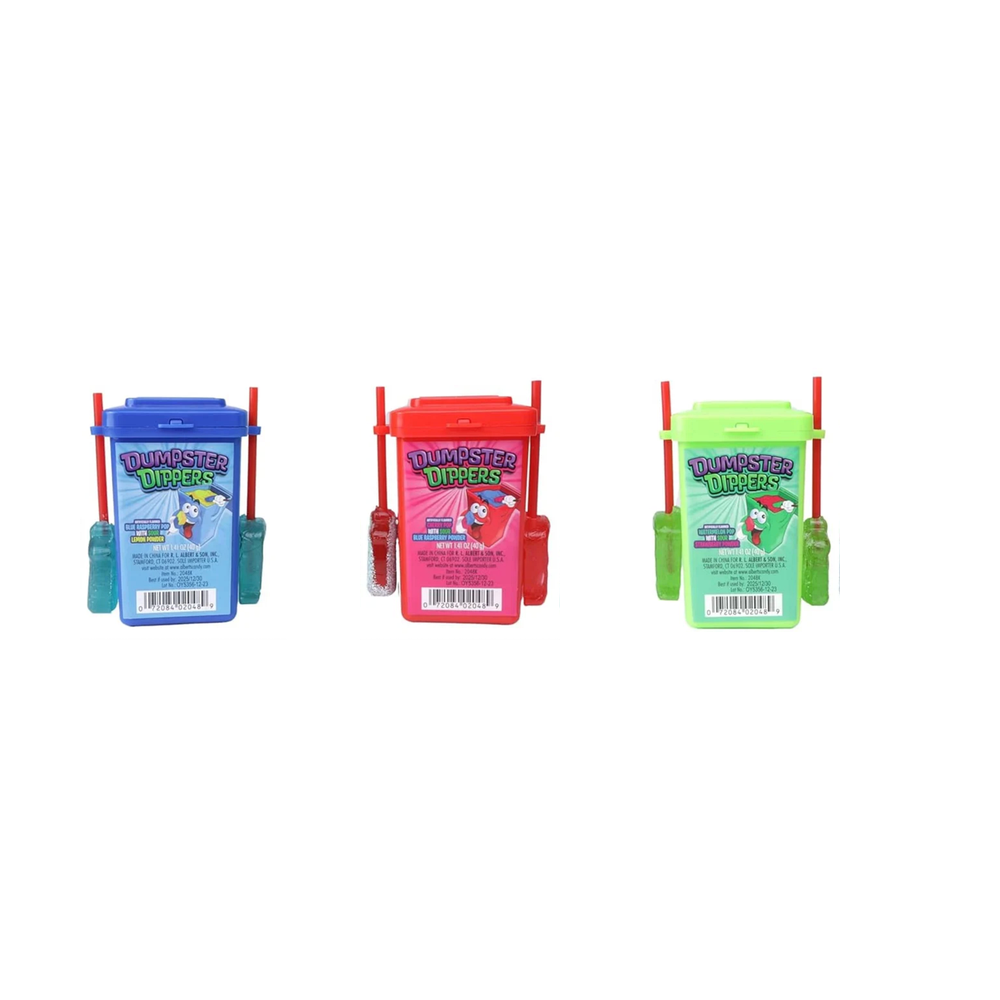 Dumpster Dippers 2-Pack Lollipop & Sour Powder Candy