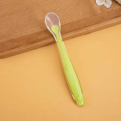 Babies Soft Silicone Training Spoon - 2 Pack