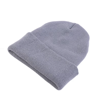 Knit Stretch Beanie Hat, Unisex Cotton Skull Cap, Multiple Colors