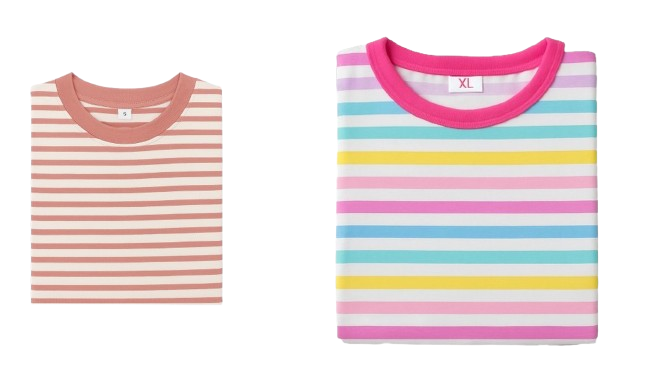 Girls’ 2-Pack Striped Tee Bundle