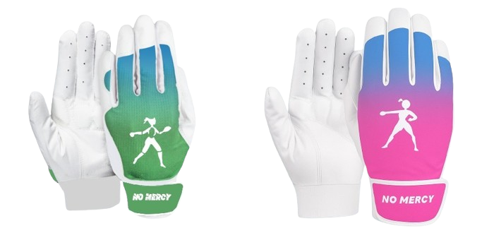No Mercy Sports Softball Batting Gloves – Performance Grip Gloves for Youth