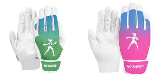 No Mercy Sports Softball Batting Gloves – Performance Grip Gloves for Youth