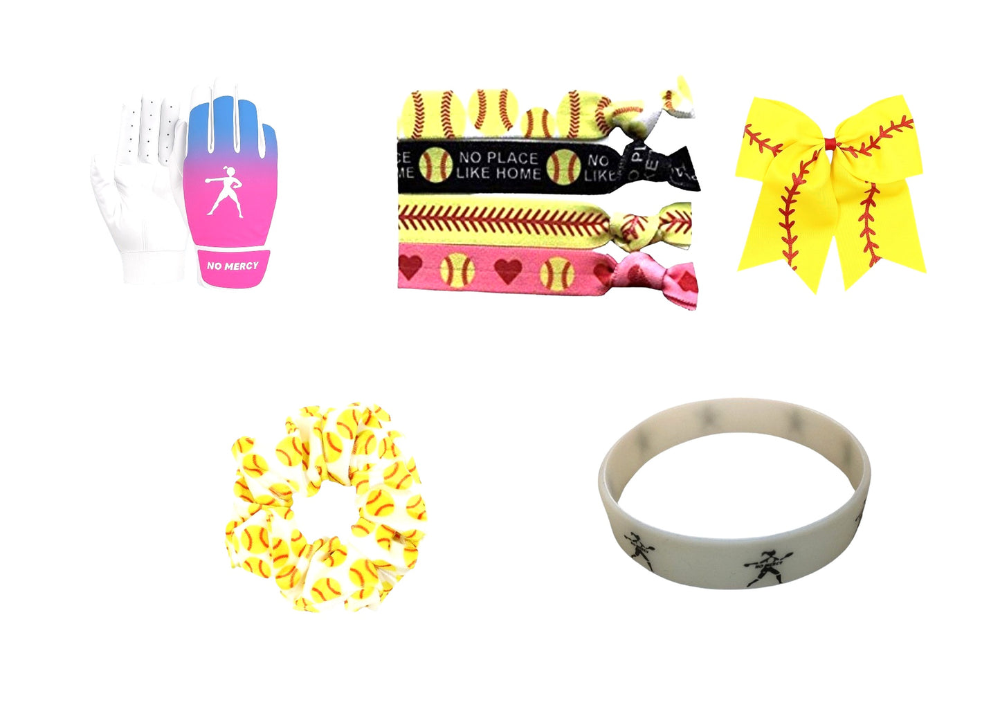 No Mercy Youth Softball Accessory Bundle – 5-Piece Set