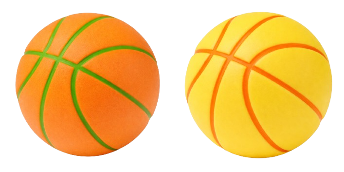 Basketball Anti-Stress Pop Sensory Fidget Toy – 2 Pack (2-Inch Diameter)
